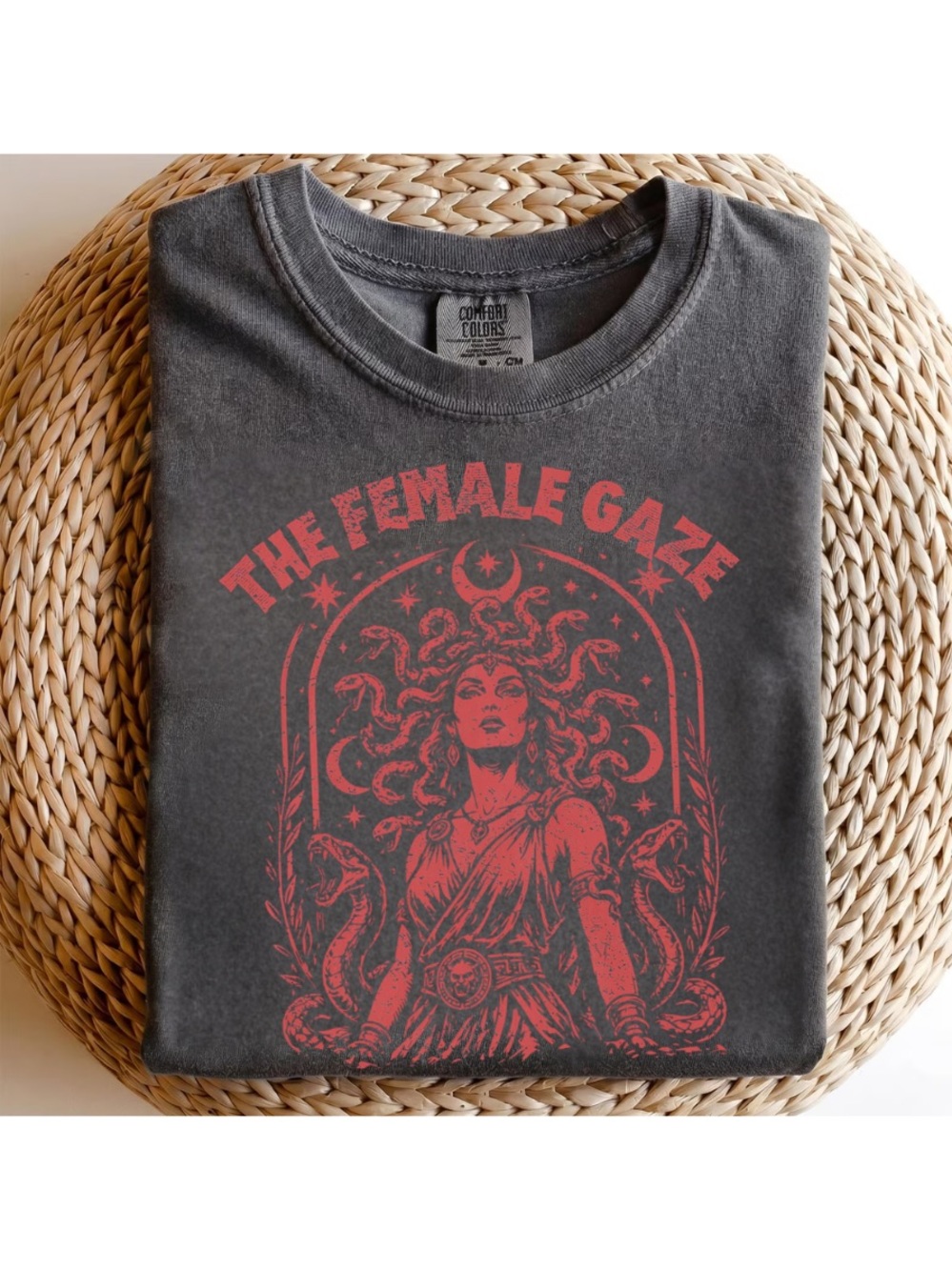 Vintage Medusa Feminist tee, The Female Gaze Graphic Tee